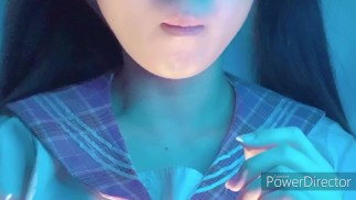 Japanese girl eat potato chips ASMR