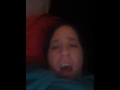 This rose feels so good sucking on my clit