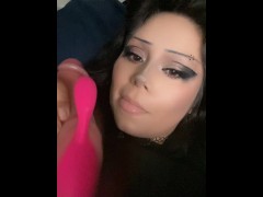 Cock sleeve on my Vibrator