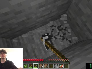 Speedrun to find a bedrock in Minecraft
