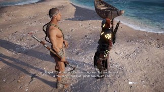 Assassin's Creed Origins;Mission ''Aren't you having fun''. Complete mission walkthrough + Epic swor