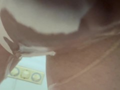 Taboo POV: wearing my step mom’s dirty panties fantasizing she’s on all fours to taste 👅💦