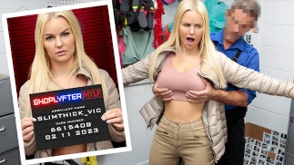Blonde Milf Slimthick Vic Gets Deep Cavity Search And Sloppy Facial Cumshot - Shoplyfter Mylf