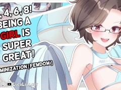 ASMR | Feminized by a Cheerleader | Feminization Hentai Audio Roleplay