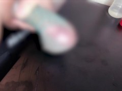 史上最強のTENGA♡固定オナホで腰振りへこへこ射精♡どろどろ精液♡ - Screenshot 13 of 16 - Asian