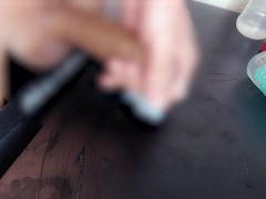 史上最強のTENGA♡固定オナホで腰振りへこへこ射精♡どろどろ精液♡ - Screenshot 15 of 16 - Amateur