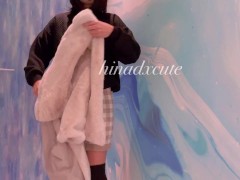 会社の男性社員とエッチをする妄想をしながらオナニー！お〇んこヌチュヌチュ… 3/16