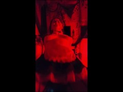 Riding my BF in a maid outfit while he wears a vibrating cock ring | LOUD smacks