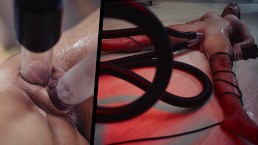 Девушка получает кримпай от пылесоса - Octokuro Pussy Pumping Real Life Hentai