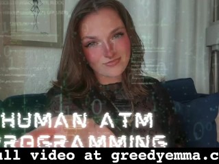 Human ATM Programming - Unethical Findom Slave Training Debt Wallet Money Fetish Goddess Worship