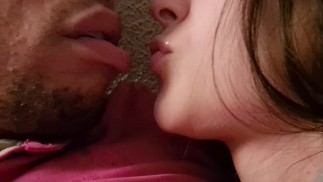 HOT secret kisses with my Teen sister-in-law ends in friction, forbidden caresses