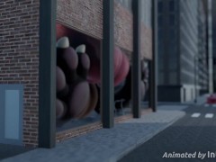 Macro Gym Hyper Muscle Growth Animation
