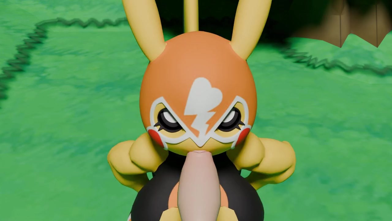 Pikachu Blowjob (Pokemon parody)(3d remake)