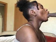 PERFECT LIPS👄 woke him up early with sloppy head - Screenshot 1 of 16 - Ebony Sloppy Blowjob