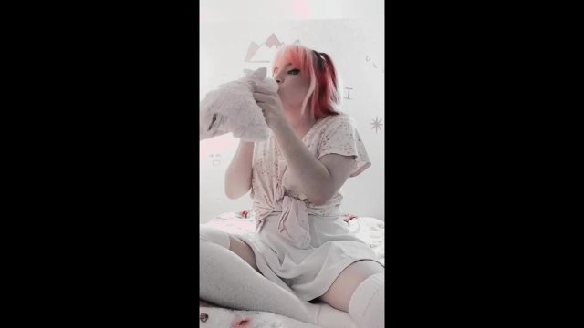 Cute Solo girl plays with her toys