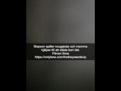 Stepmom hjälper till och får en creampie i belöning