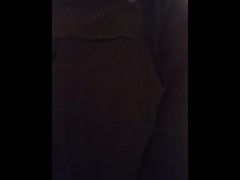 Pulling out my cock in the middle of another busy day, letting it go