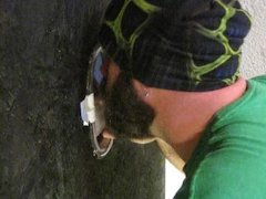 Gloryhole Worshipping, Edging and Milking Some Daddy Dick - Screenshot 2 of 16 - Gay Gloryhole