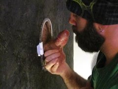 Gloryhole Worshipping, Edging and Milking Some Daddy Dick - Screenshot 8 of 16 - Edging
