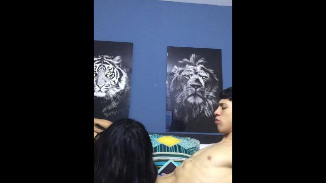 I ride my horny boyfriend's cock until I have an orgasm