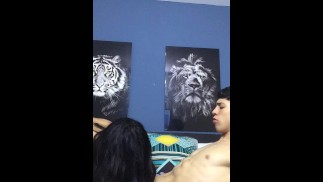 I ride my horny boyfriend's cock until I have an orgasm