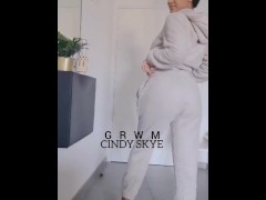 GRWM topless thong Calvin klein X Lounge underwear - Screenshot 13 of 16 - Hot Lingerie