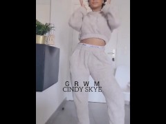 GRWM topless thong Calvin klein X Lounge underwear - Screenshot 14 of 16 - No Underwear
