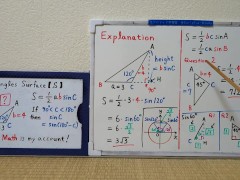 Triangle Surface, height = bsinC.[JapanMath](Big Natural Tits)