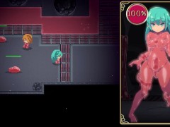 FUTANARI GIRL BEING MASTURBATED BY SLIMES - MAGE KANADE FUTANARI DUNGEON