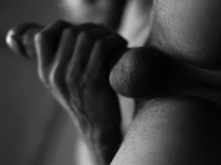 Let me Finish on your Face. you will make me Cum when U Stick your Tongue Out. Male Asmr Masturbate