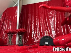 Valentine's prep before shooting