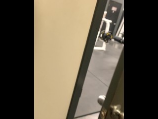 I please myself in the Tanning Booth at the Gym