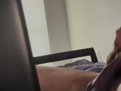 It’s so hot watching him jerk that dick to porn