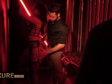 The fantasy of a couple in a swinger club