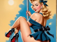 Column Hugger - Screenshot 11 of 16 - Pin Up Girl