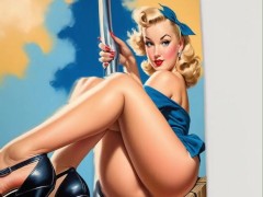 Column Hugger - Screenshot 6 of 16 - Pin Up Girl