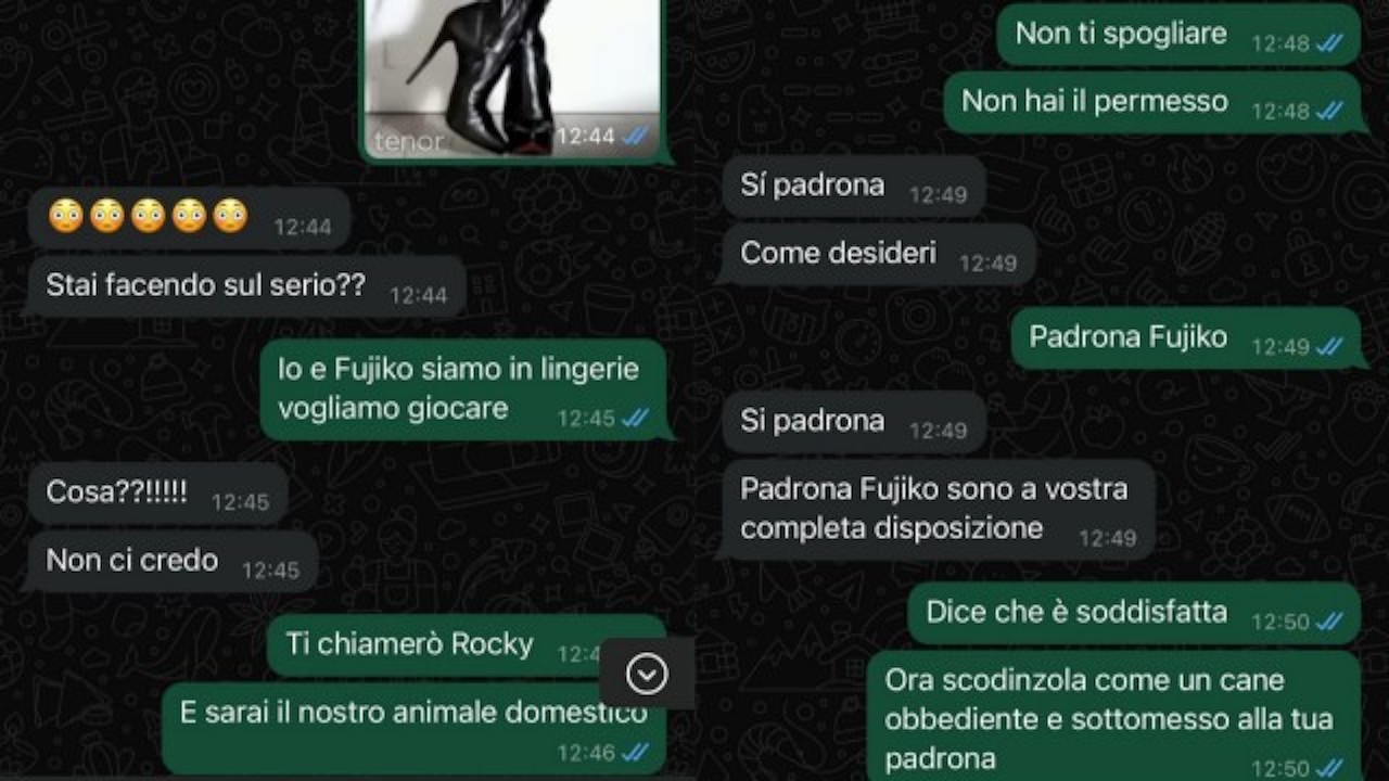 WhatsApp Conversazioni Sexy (Padrona e Amica Giapponese Dominano Il Marito)  ~ Trio EP 001