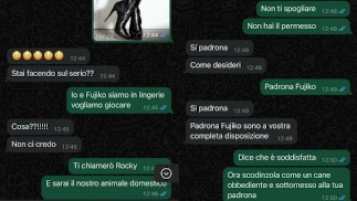 WhatsApp Conversazioni Sexy (Padrona e Amica Giapponese Dominano Il Marito) ~ Trio EP 001