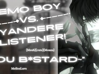 Следуй за мной больше, или ты будешь моим партнером... [М4Ф][М4А] [malesub] эмо-саб х яндере слушатель