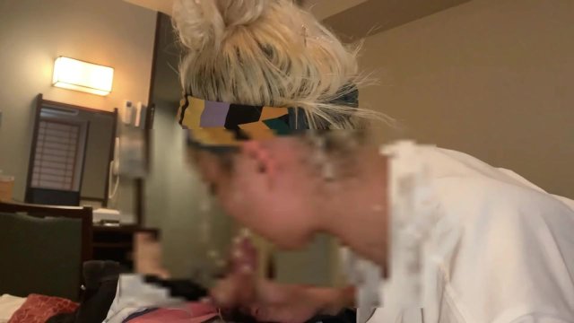 【個人撮影】金髪美女と旅館イチャイチャ