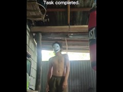 Not stopping working out until i became toji day 24