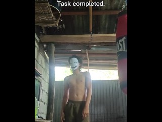 Not stopping working out until i became toji day 24