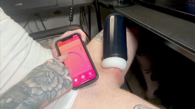 POV ASMR Moaning Male Whimpering Masturbation Session Omen Bunny Part 1