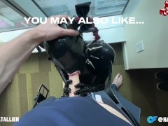 Blowjob Breath play with gas mask / OF teaser