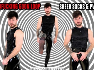 Mindfucking Goon Loop Pvc & Sheer Socks