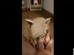 Thicc Ass Doll Cowgirl Ride, Tight Pussy Overwatch Fuck Party, KDA Ahri Sucks Cock And Drinks Cum