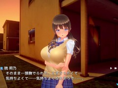 【#03夏のサカり(体験版)実況】新体操部の爆乳J○が背後からおっぱい揉みまくられて・・(３DCGエロゲ―。hentai game) 15/16
