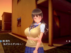 【#03夏のサカり(体験版)実況】新体操部の爆乳J○が背後からおっぱい揉みまくられて・・(３DCGエロゲ―。hentai game) 16/16