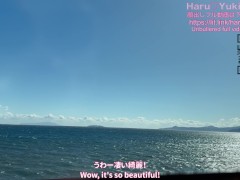 【素人】Eカップ美乳女子大生とイチャラブ中出し温泉旅行 素人カップル/美少女/色白美乳/中出し/フル動画(56分)/일본여대생과질내사정섹스 - Screenshot 2 of 16 - Japanese Uncensored