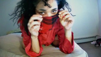 4K SUPER MODEL EBENHOLZ SCHLANK SCHLANK EXOTISCH YOGA FEM DEVOT